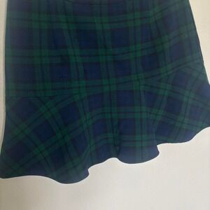 Vintage Vineyard Vines plaid mini skirt size 10 Blackwatch tartan pattern